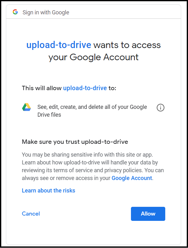 Convert PDF to Google doc - Drive access